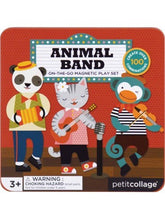 Load image into Gallery viewer, Animal Band On-The-Go Magnetic Play Set