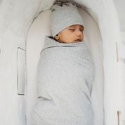 Load image into Gallery viewer, Baby swaddle grey (Luca)
