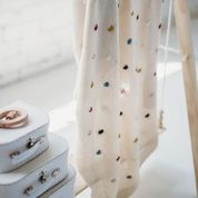 Load image into Gallery viewer, Confetti baby blanket natural
