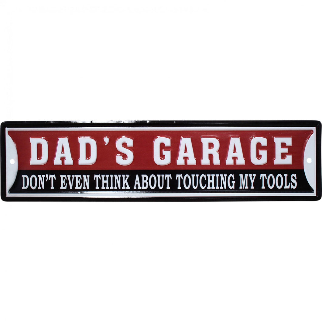 Sign Dad's Garage Metal