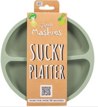 Load image into Gallery viewer, Silicone Sucky Platter Plate Little Mashies (Various colours)
