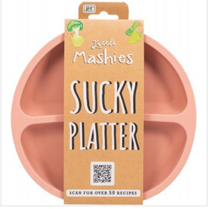Silicone Sucky Platter Plate Little Mashies (Various colours)