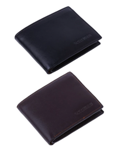 Mens leather wallet (various colours)